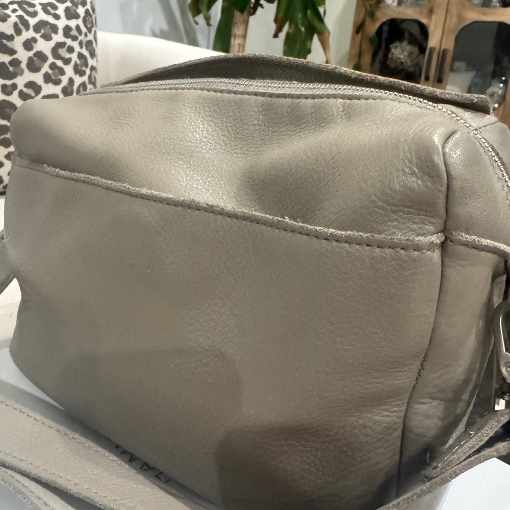 Hammitt Taupe Leather Stud-Accent Crossbody Bag - Picture 4 of 6